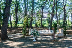 tenuta la valle - location per matrimoni in toscana - allestimento nuziale nel parco
